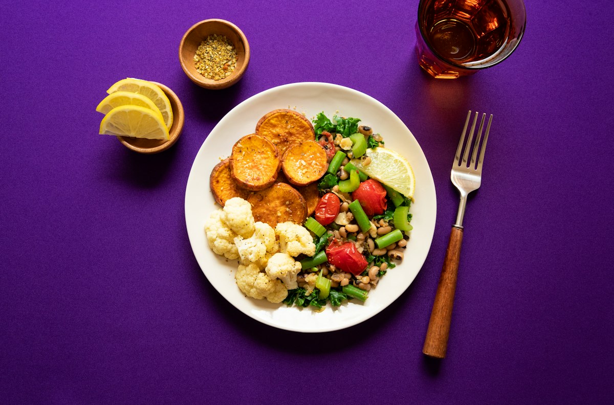 Fresh vitamin-rich vegetables for prostate care